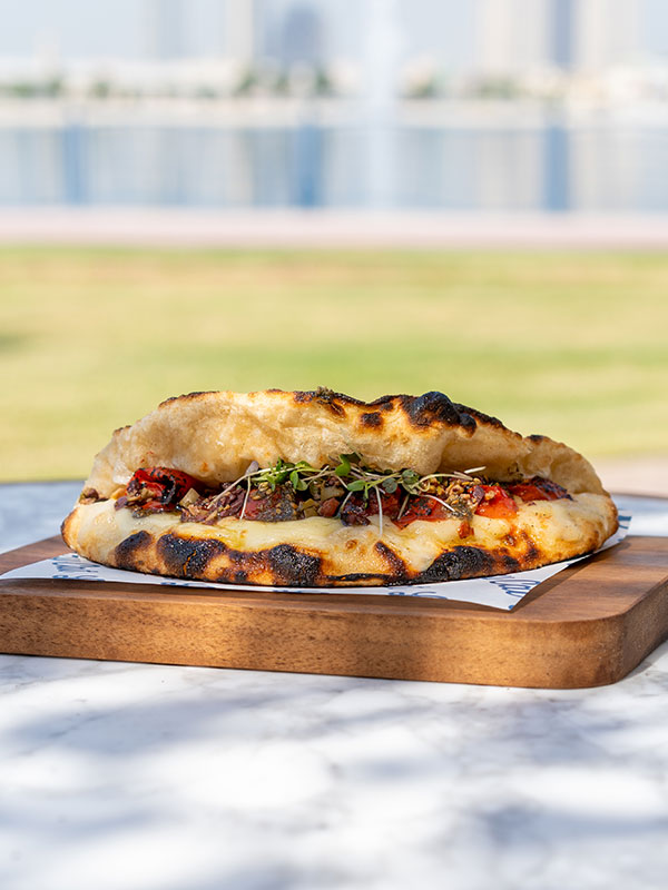 Halloumi Folded Bread