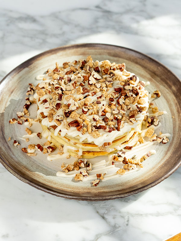 Cinnamon Roll Pancakes