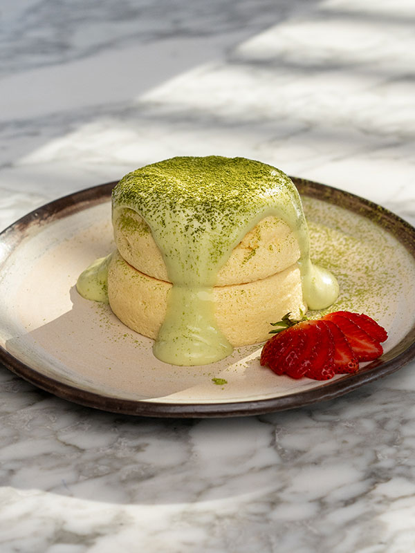 Matcha Japanese Pancakes