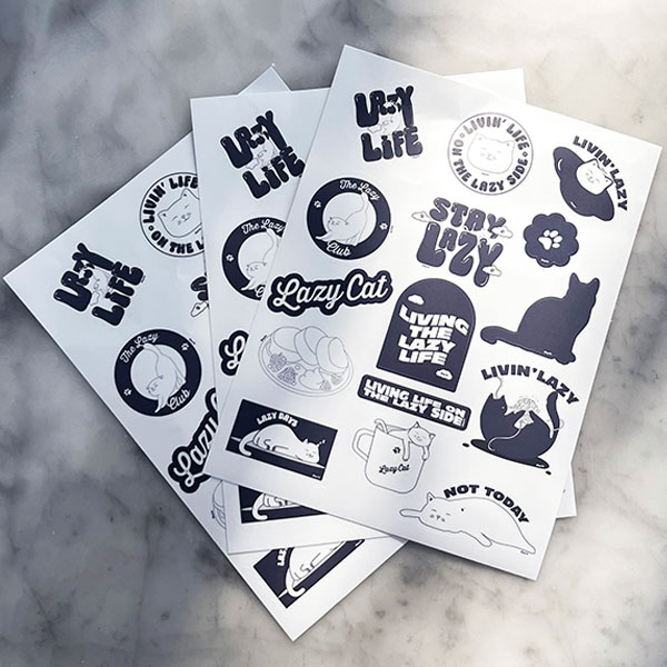 Lazy Life Stickers