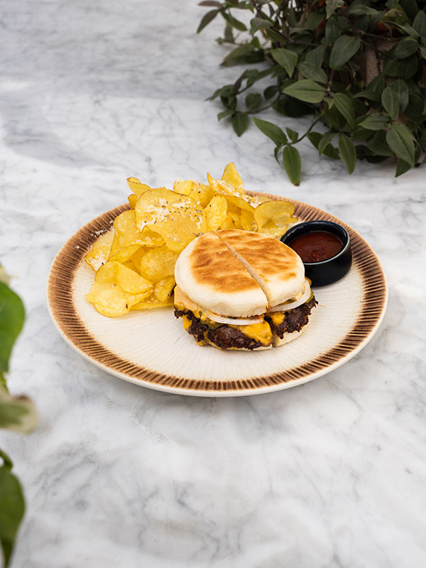 The lazy burger